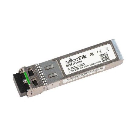 MikroTik SFP Module S-55DLC80D 1.25G SM 80km - High-Performance Fiber Connectivity
